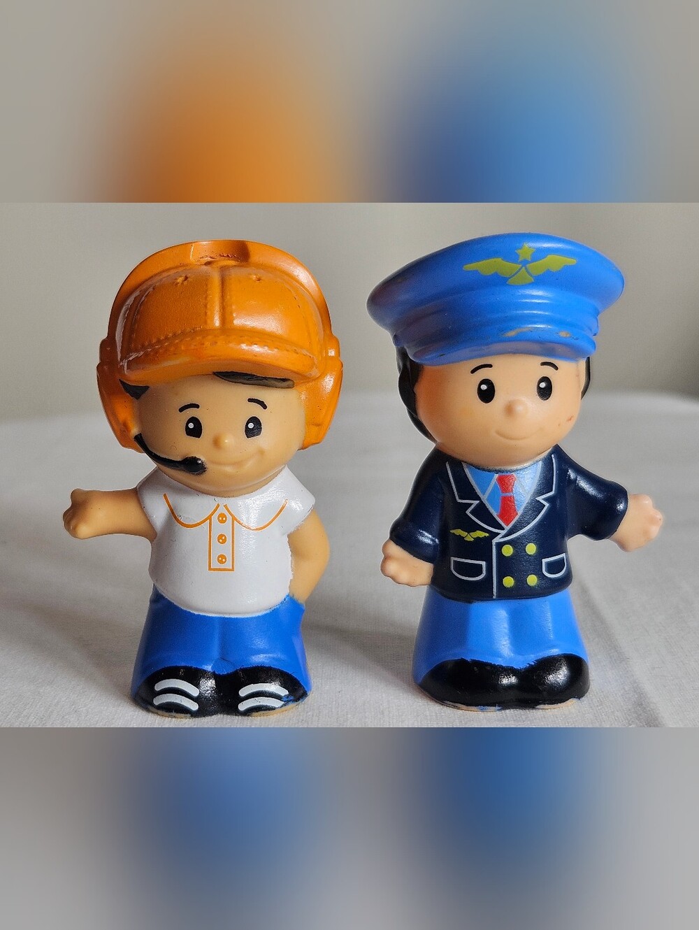 Fisher Price Little People Airplane/helicopter Pilot lot